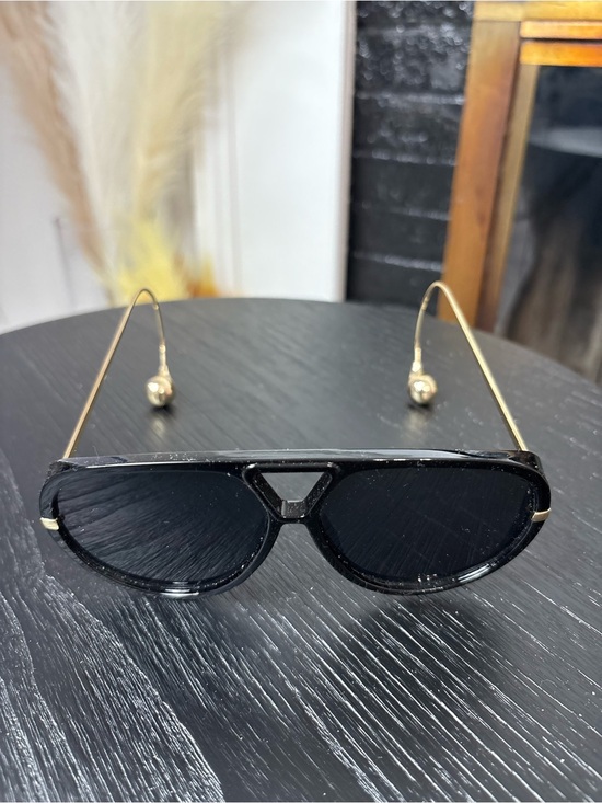 Accessories - Black and Gold Women's Sunglasses